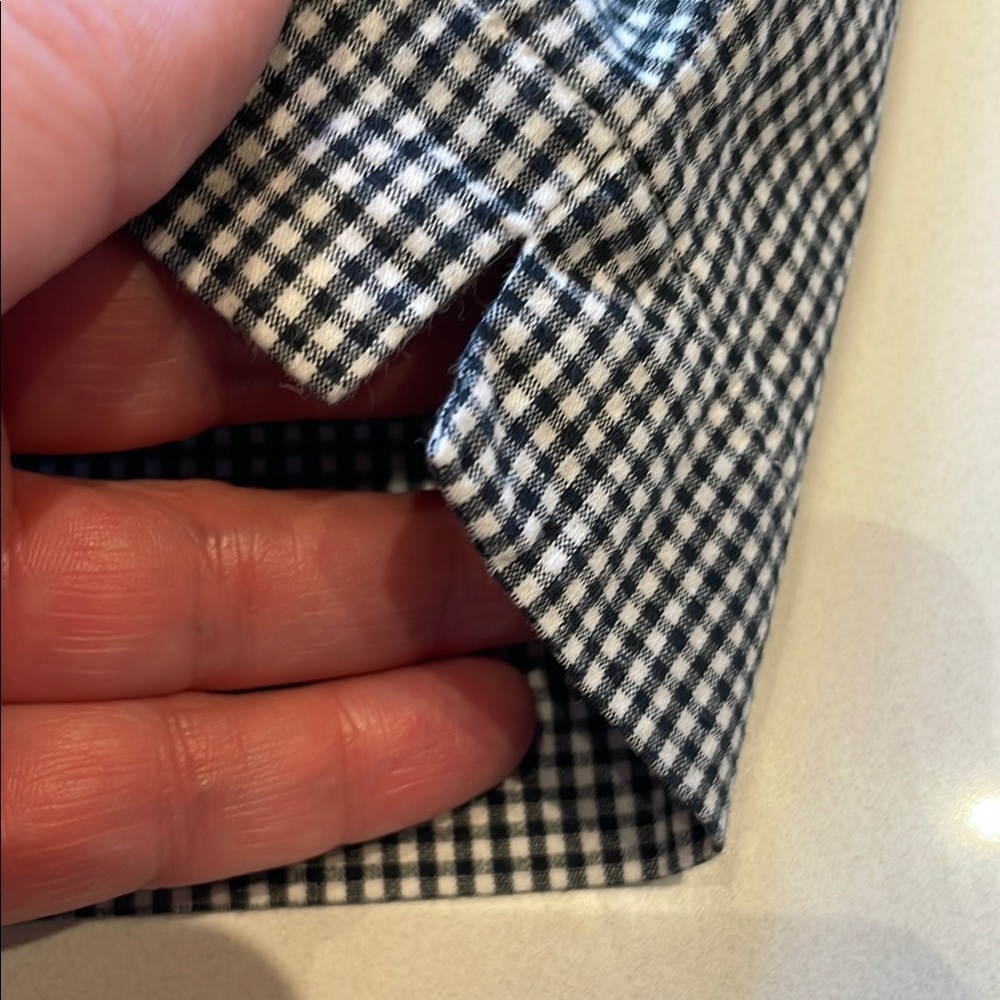 Harris Wallace Gingham Capri Pants, Black/White. Lightweight breathable Size 14 - Picture 5 of 10